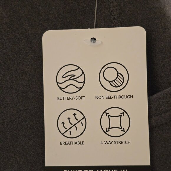 Gray Buttery Soft Flared pants with side pockets - Picture 4 of 4